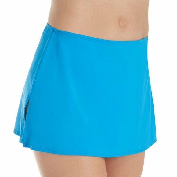 Coco Reef Women's Classic Solid Swim Skirt Bikini Bottom sz  S Cobalt Blue - Picture 1 of 4